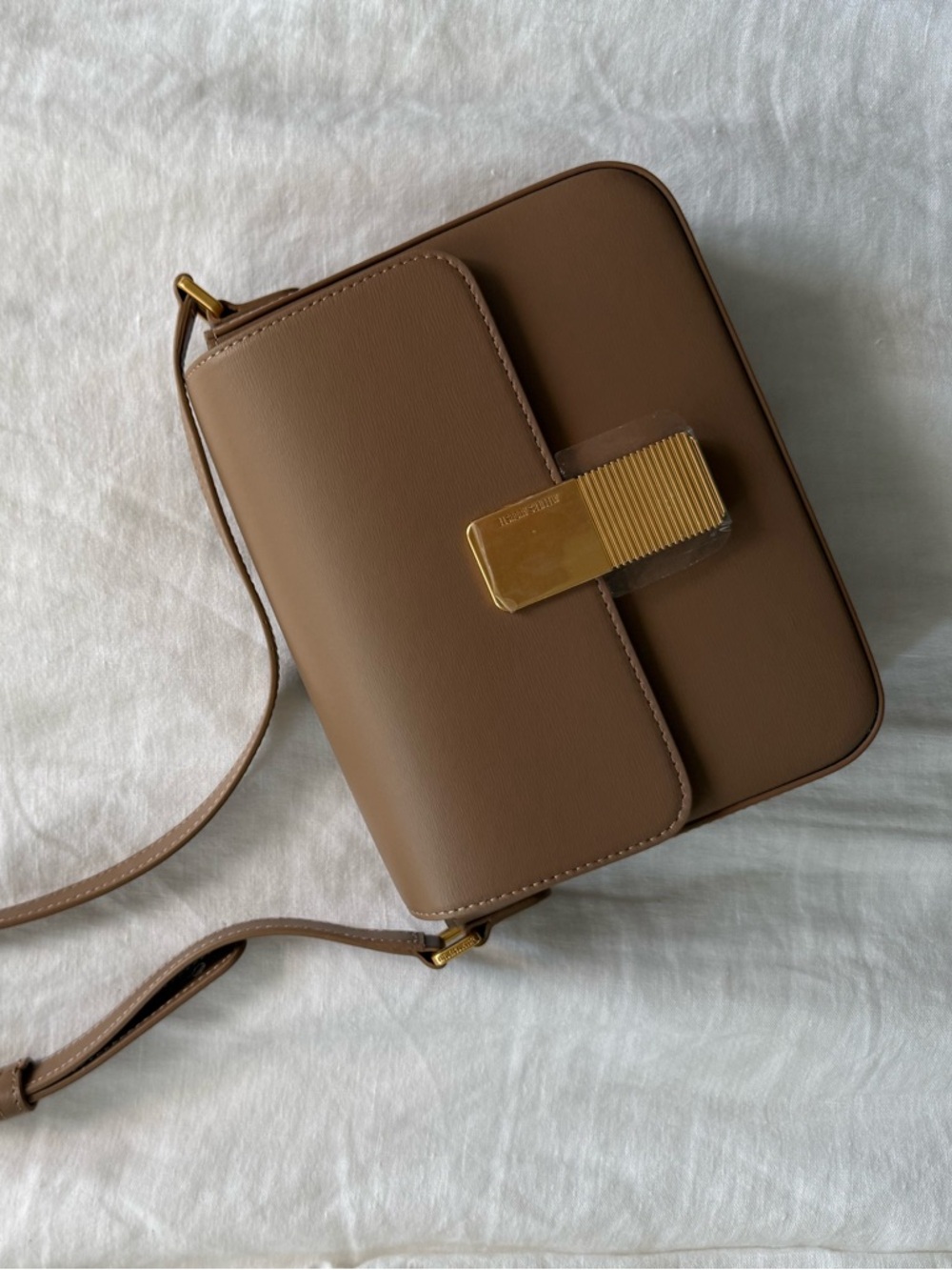 Ateliers Auguste Mini Monceau Gold Edition - Taupe Box Leather